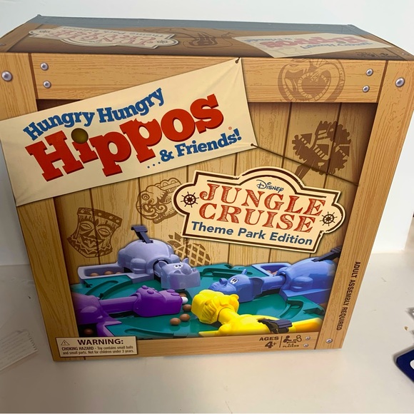 NWT. Disney Hungry Hungry Hippos jungle cruise game. Disney exclusive - Picture 1 of 7